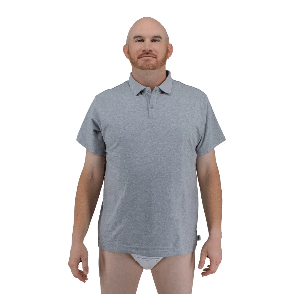 Grey Snappies Polo - Image 2