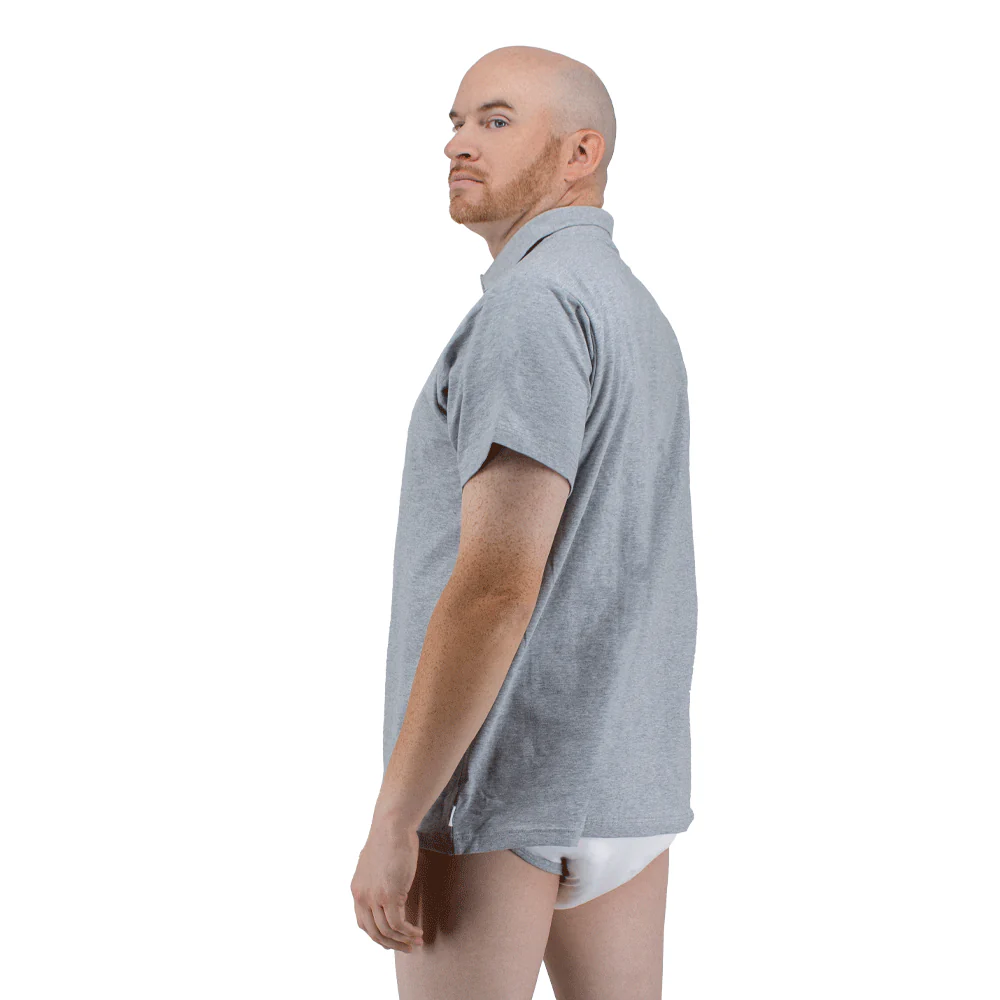 Grey Snappies Polo - Image 4