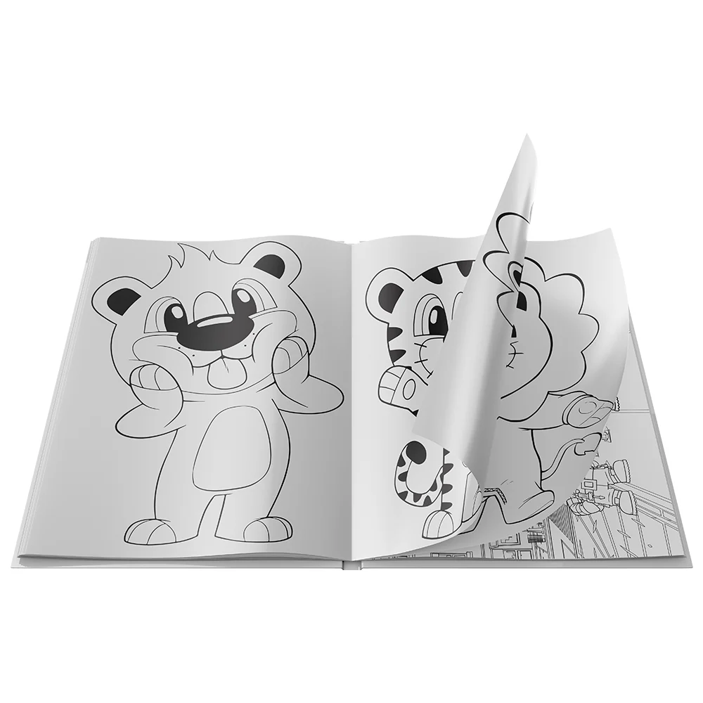 Lion Tiger and Bear Coloring Book - Image 2