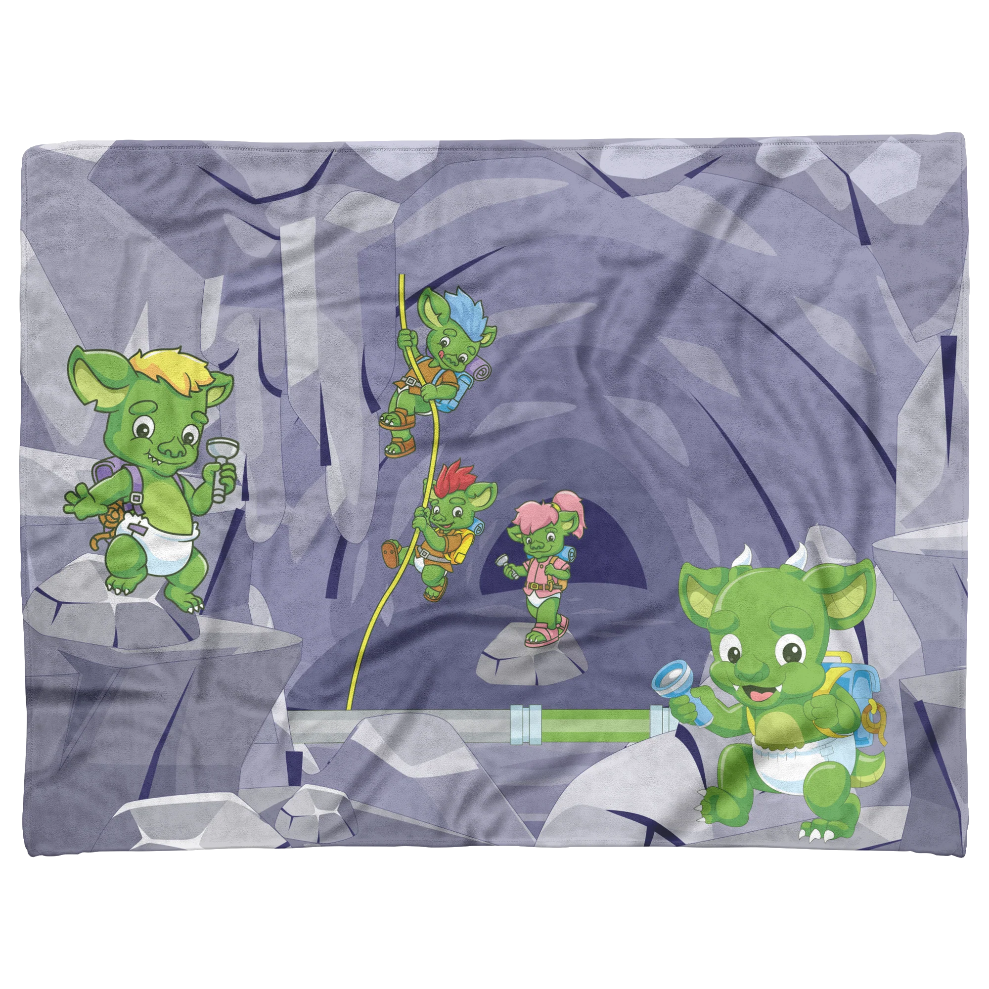 Potty Monsters Baby Blanket