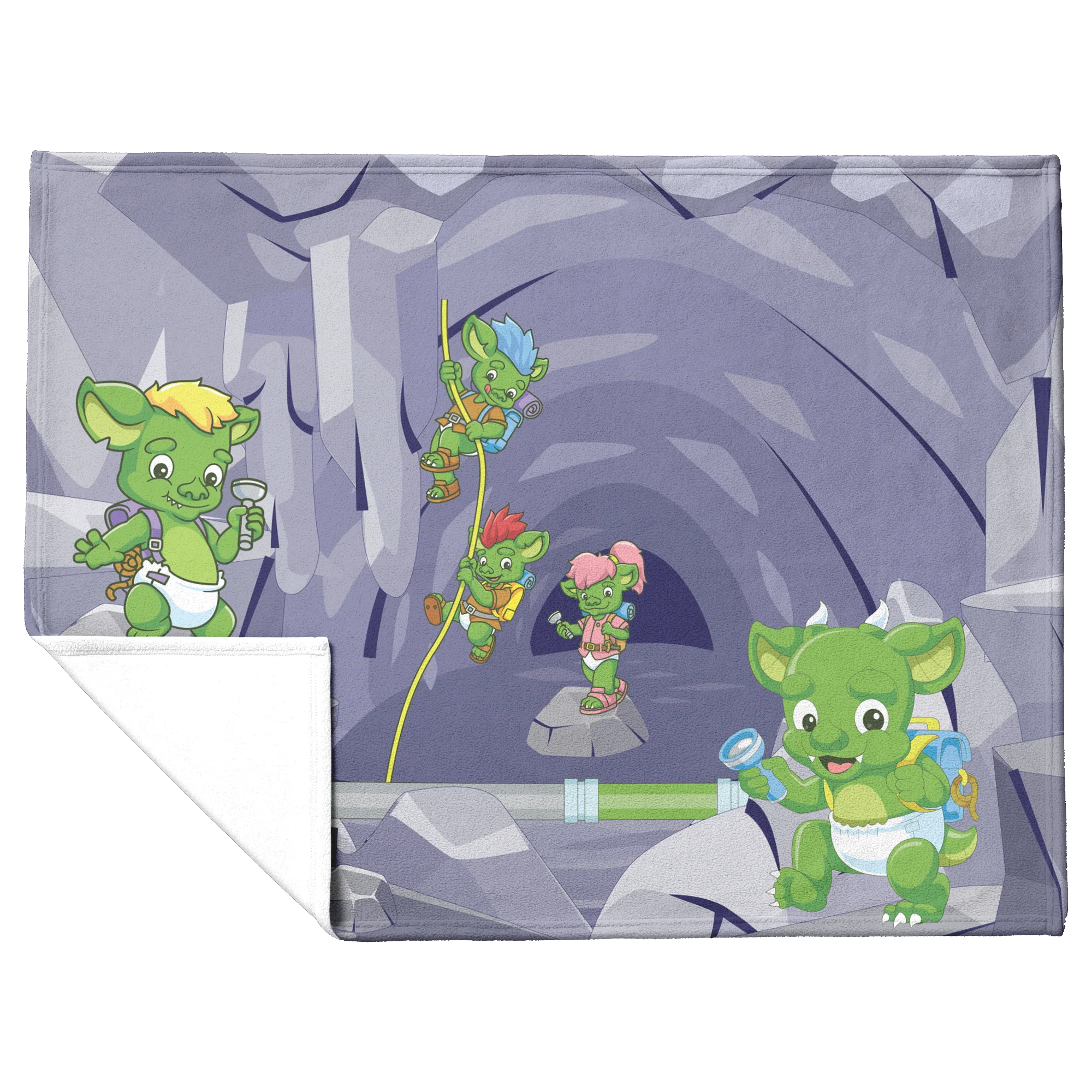 Potty Monsters Baby Blanket - Image 2