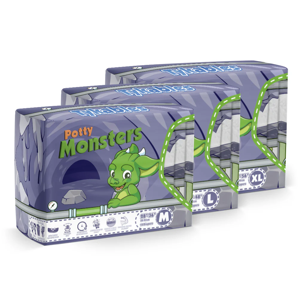 Potty Monsters Diapers - Image 2