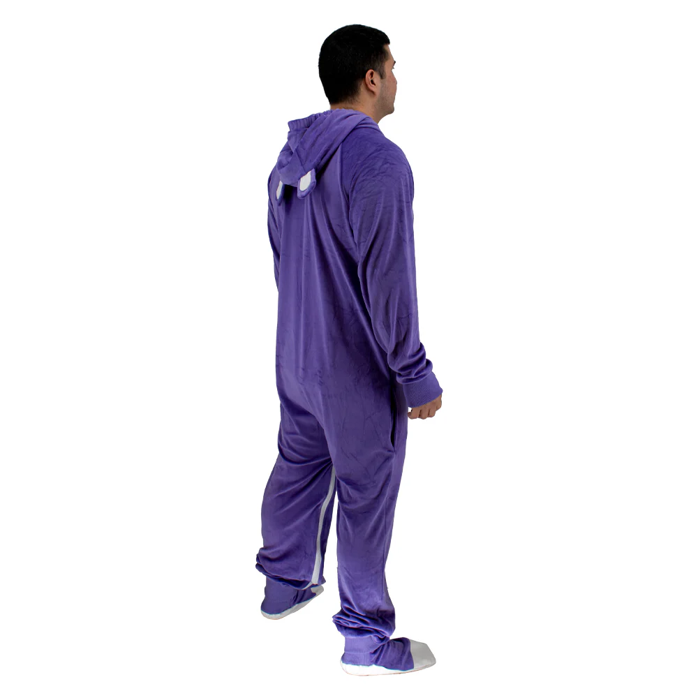 Purple Bear Hooded Liddles Sleepers - Image 3